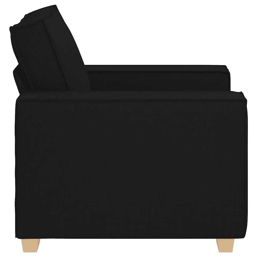 Sofa Chair Black 60 cm Fabric