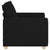 Sofa Chair Black 60 cm Fabric