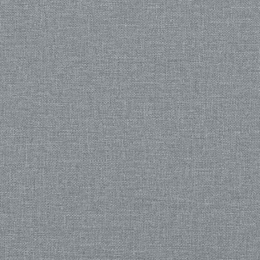 3-Seater Sofa Light Grey 180 cm Fabric