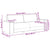 3-Seater Sofa Black 180 cm Fabric