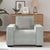 Sofa Chair Light Grey 60 cm Velvet