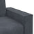 Sofa Chair Dark Grey 60 cm Velvet