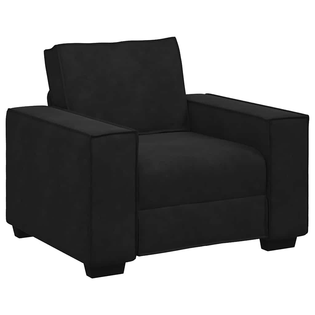 Sofa Chair Black 60 cm Velvet