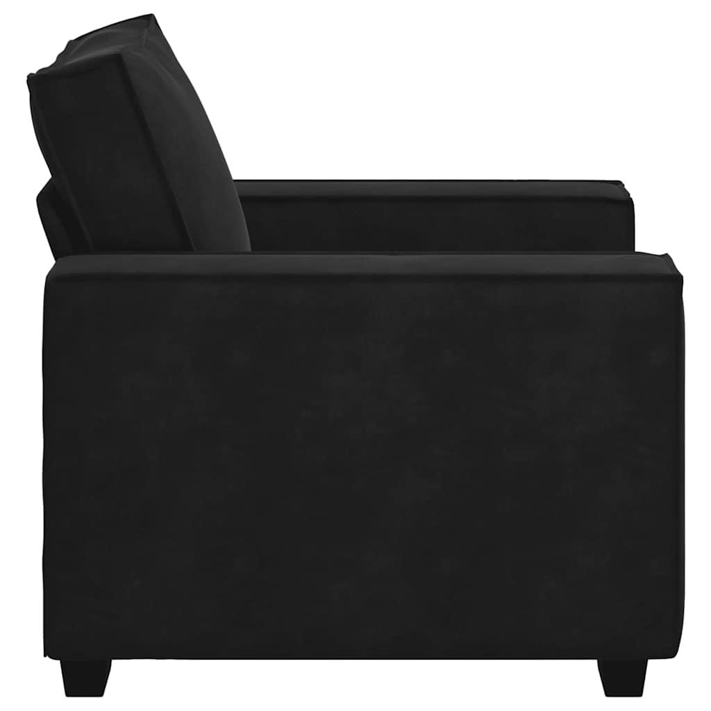 Sofa Chair Black 60 cm Velvet