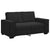 2-Seater Sofa Black 120 cm Velvet