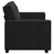 2-Seater Sofa Black 120 cm Velvet