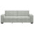 3-Seater Sofa Light Grey 180 cm Velvet