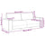 3-Seater Sofa Light Grey 180 cm Velvet