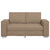 120 cm Loveseat Sofa with Cushion Cappuccino Faux leather
