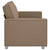 120 cm Loveseat Sofa with Cushion Cappuccino Faux leather