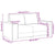 120 cm Loveseat Sofa with Cushion Cappuccino Faux leather