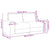 Sofa Chair Cappuccino 180 x 78 x 84 cm Artificial Leather