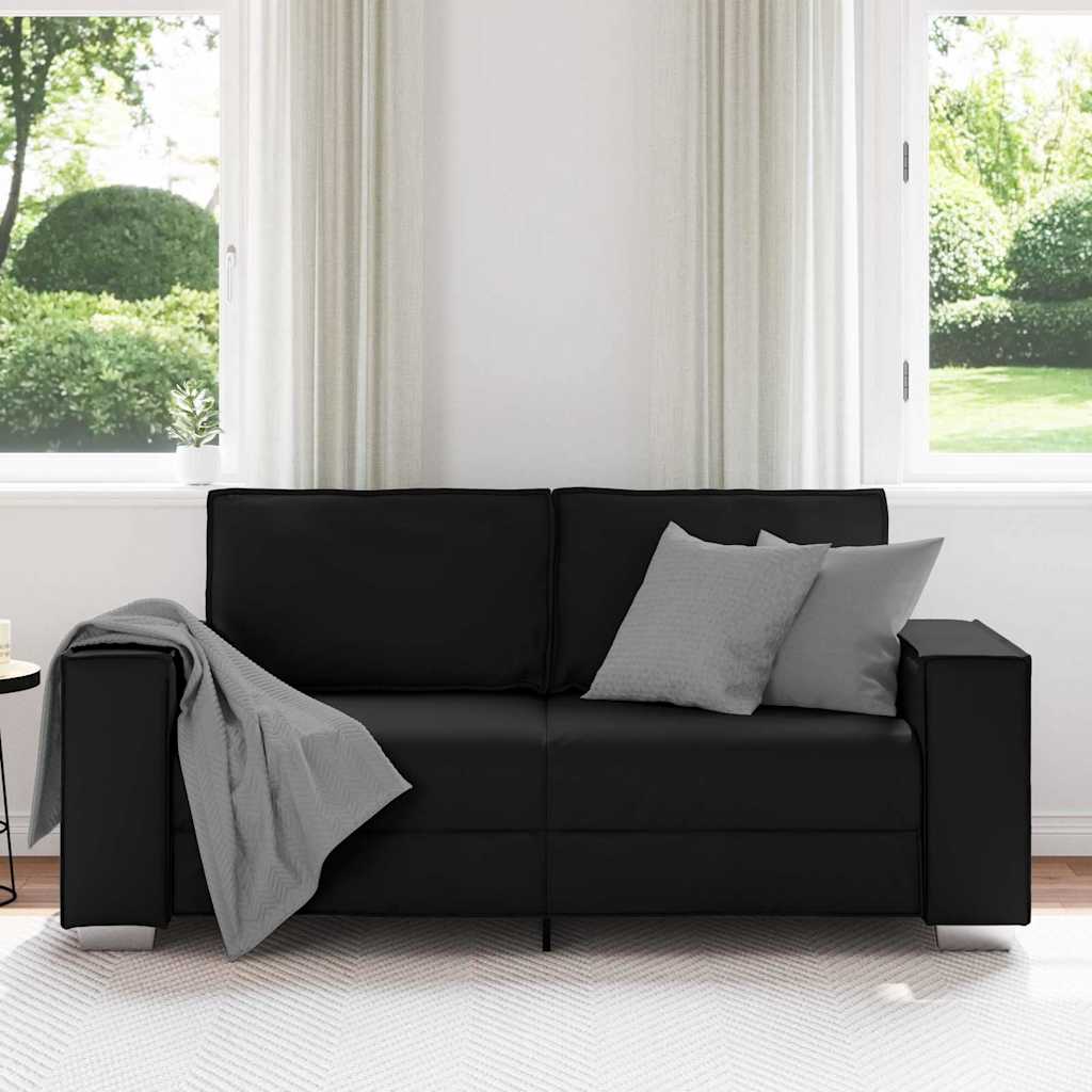 Sofa Black 180 x 78 x 84 cm Fabric