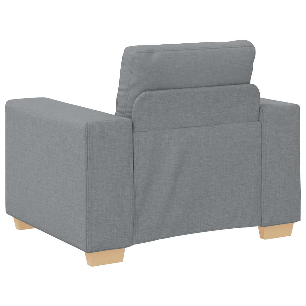 Sofa Chair Light Grey 60 cm Fabric