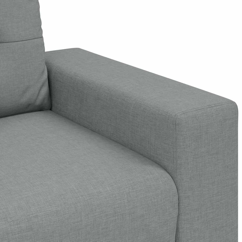 Sofa Chair Light Grey 60 cm Fabric