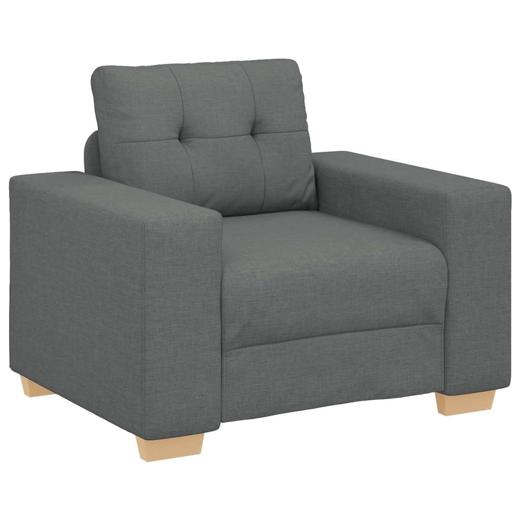 Sofa Chair Dark Grey 60 cm Fabric