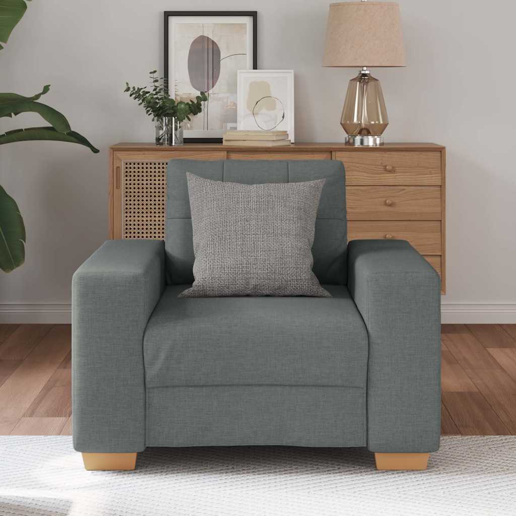 Sofa Chair Dark Grey 60 cm Fabric