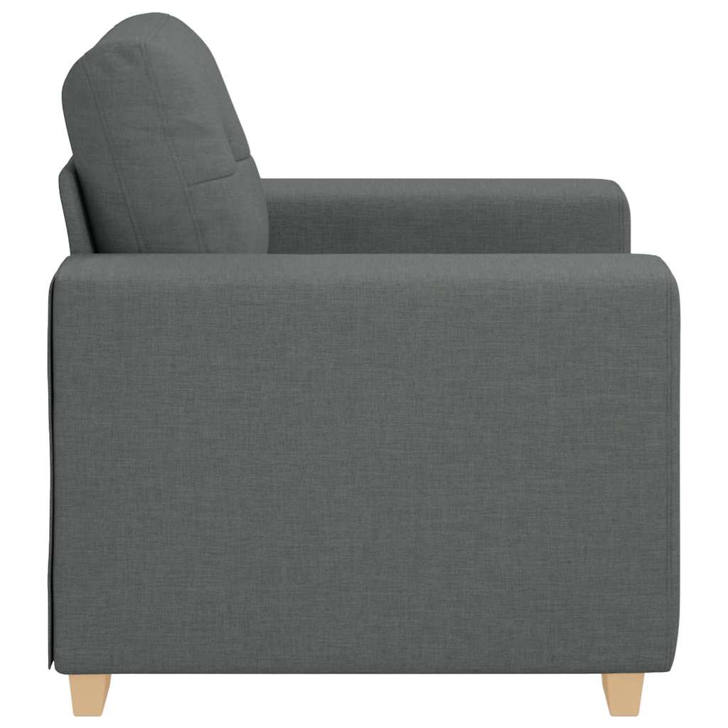 Sofa Chair Dark Grey 60 cm Fabric
