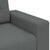 Sofa Chair Dark Grey 60 cm Fabric