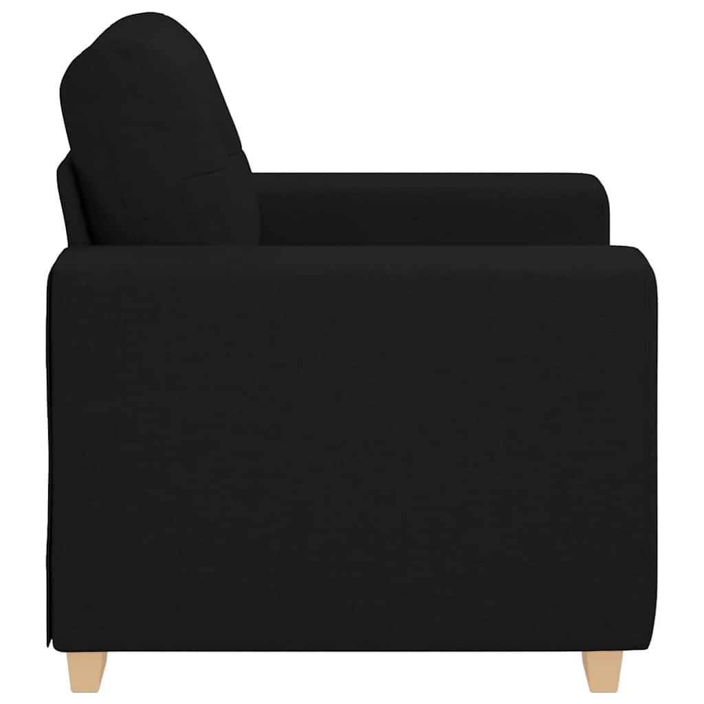 Sofa Chair Black 60 cm Fabric