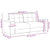 Loveseat Sofa Light Grey 140 cm Fabric