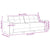 3-Seater Sofa Light Grey 180 cm Fabric