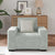 Sofa Chair Light Grey 60 cm Velvet