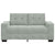 Loveseat Sofa Light Grey 120 cm Velvet