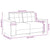Loveseat Sofa Light Grey 120 cm Velvet