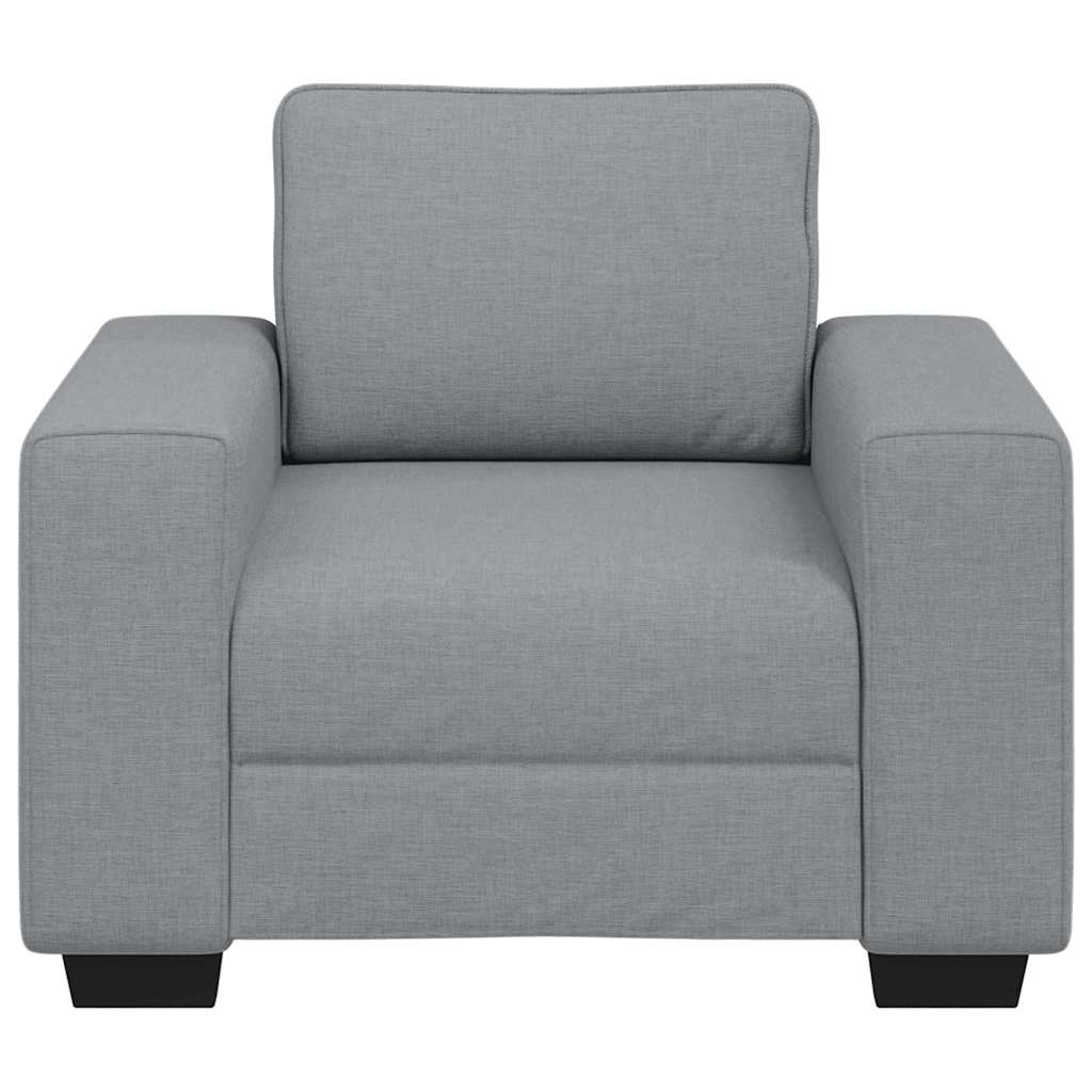 Sofa Chair Light Grey 60 cm Fabric