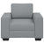 Sofa Chair Light Grey 60 cm Fabric