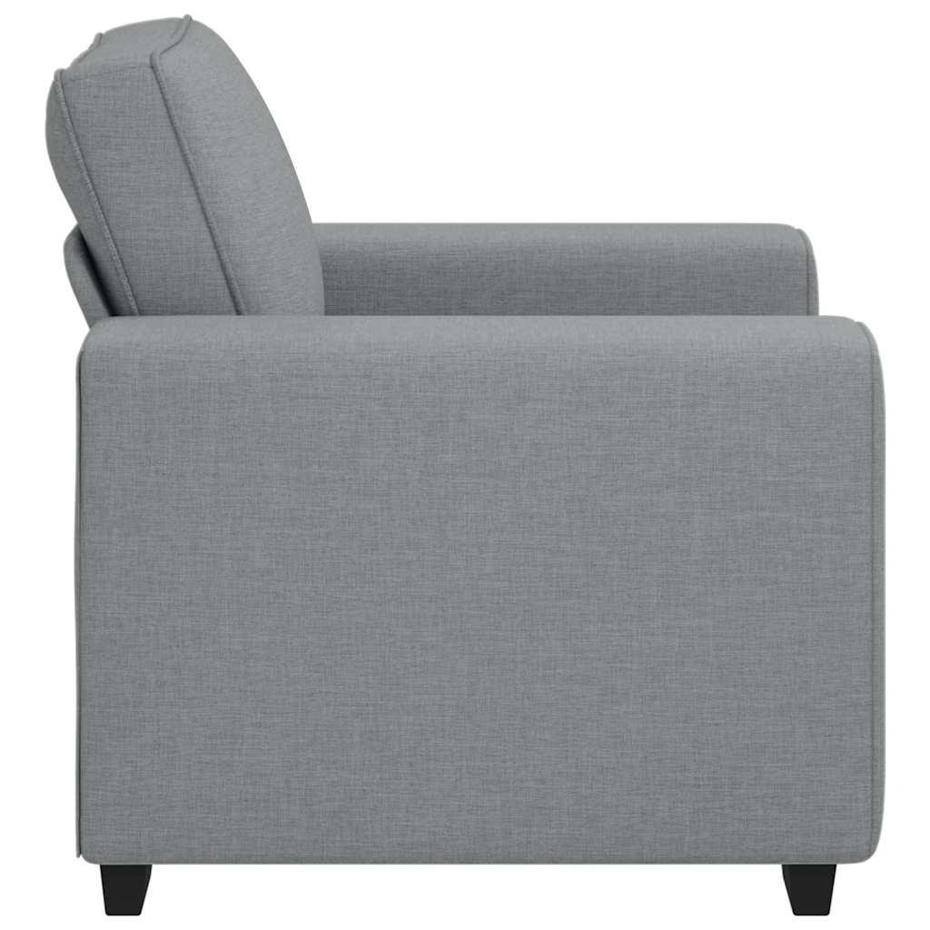 Sofa Chair Light Grey 60 cm Fabric