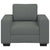 Sofa Chair Dark Grey 60 cm Fabric