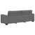 3-Seater Sofa Dark Grey 180 cm Fabric