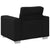Sofa with Cushion Black 100 x 77 x 82 cm Fabric