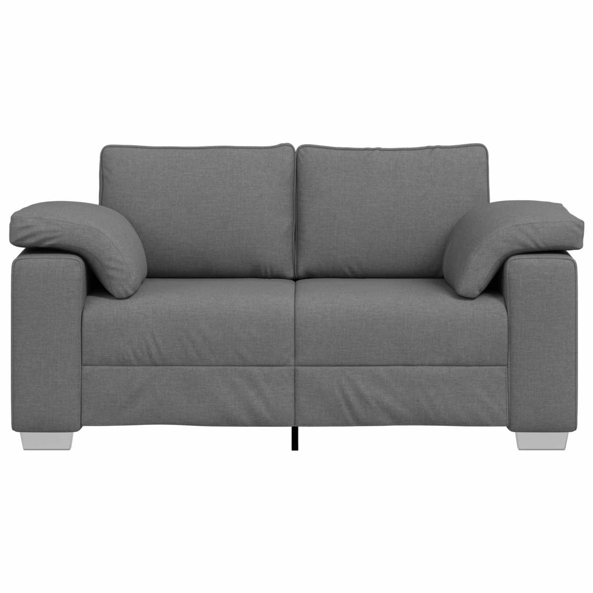 Sofa Dark Grey 160 x 77 x 82 cm Fabric