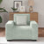 Sofa Chair Light Grey 60 cm Velvet