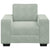 Sofa Chair Light Grey 60 cm Velvet