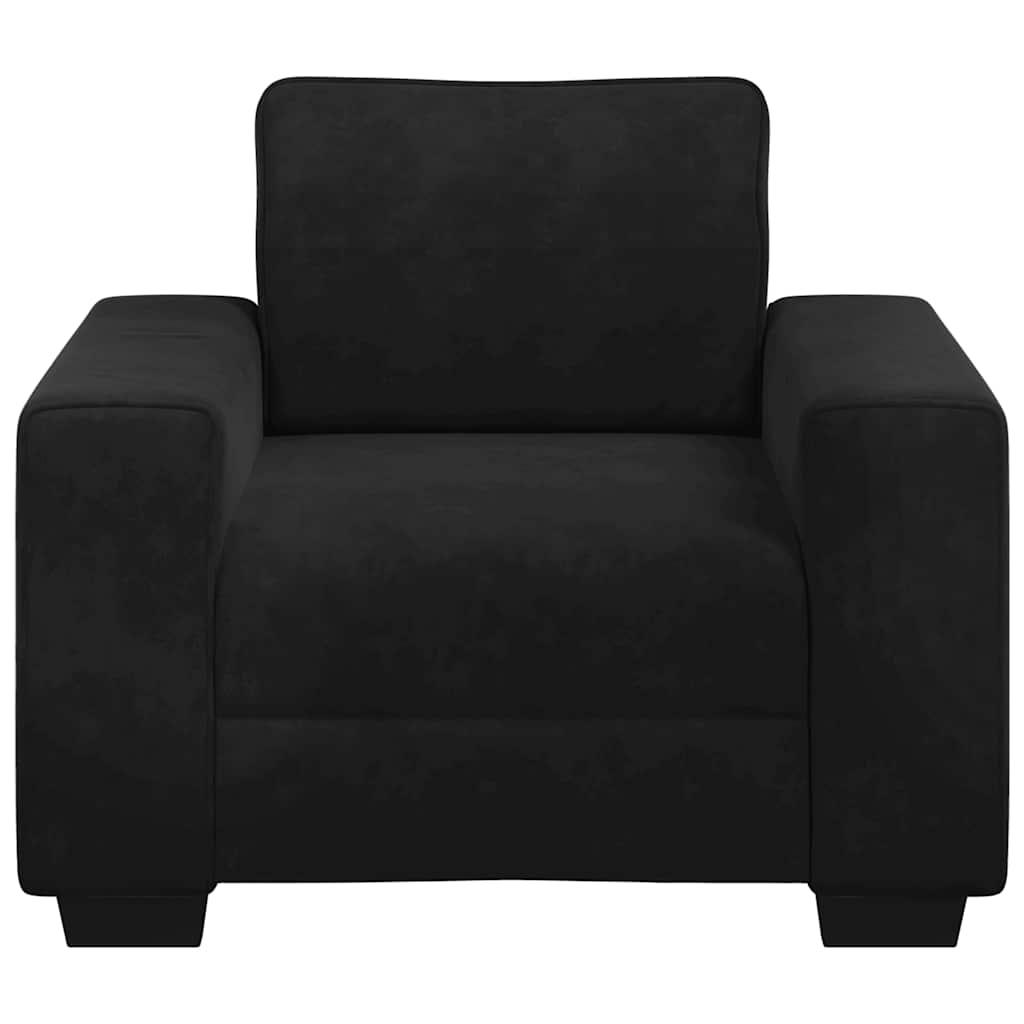 Sofa Chair Black 60 cm Velvet