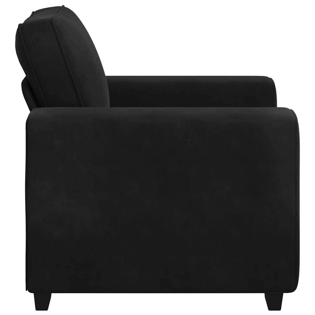 Sofa Chair Black 60 cm Velvet
