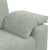 Loveseat Sofa Light Grey 120 cm Velvet