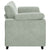 Loveseat Sofa Light Grey 140 cm Velvet