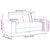 Loveseat Sofa Dark Grey 140 cm Velvet