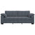 3-Seater Sofa Dark Grey 178 cm Velvet
