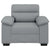 Sofa Chair Light Grey 60 cm Fabric