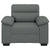 Sofa Chair Dark Grey 60 cm Fabric