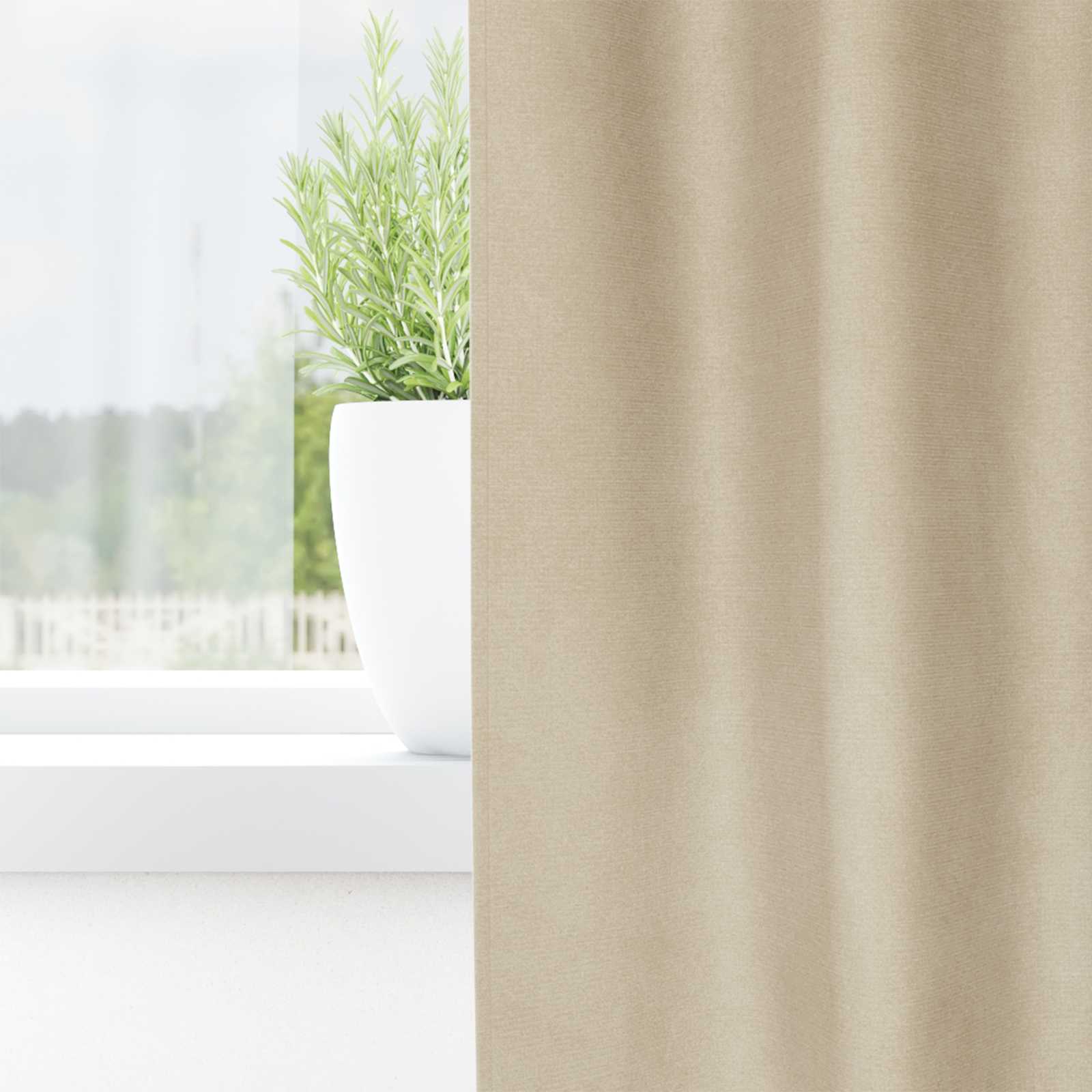 Blackout Curtains 2 pcs Cream 140 x 260 cm Velvet