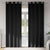 Blackout Curtains with Curtains Black Polyester