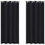 Blackout Curtains with Curtains Black Polyester