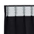 Blackout Curtains with Curtains Black Polyester